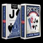 Карти за игра - Bridge Large Print Blue - Bicycle playing cards бридж
