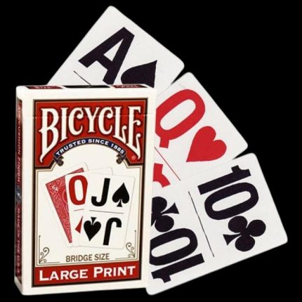 Карти за игра - Bridge Large Print Red - Bicycle playing cards бридж