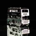 Метален 3D пъзел - Cute Double-Decker - Time For Machine 3D metal model puzzle