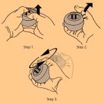 Уред за упражнения на захвата и китките - Firetoys Getta Grip wrist trainer топка с жироскоп