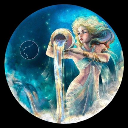 Дървен пъзел - Zodiac: Aquarius - Fantasy Puzzles wooden puzzle