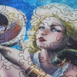Дървен пъзел - Zodiac: Aquarius - Fantasy Puzzles wooden puzzle