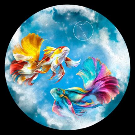 Дървен пъзел - Zodiac: Pisces - Fantasy Puzzles wooden puzzle