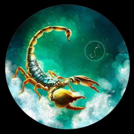 Дървен пъзел - Zodiac: Scorpio - Fantasy Puzzles wooden puzzle