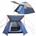 Палатка за къмпинг - Inca Natura 4 person Pop Up camping tent with Oxford fabric къмпинг палатка палатка за 4 човека водоустойчива къмпинг палатка с комарник палатка за планина палатка 1500mm водоустойчива палатка за 4ма души семейна палатка цена цени саморазгъваща се