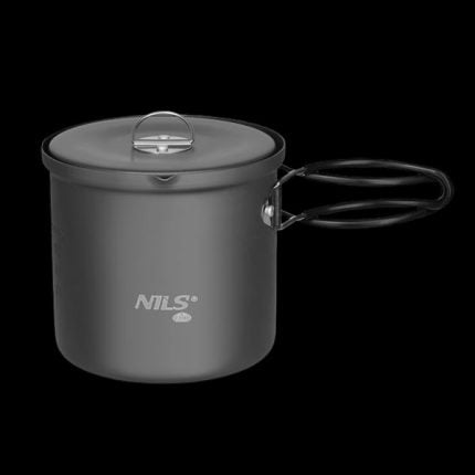 Тенджера за къмпинг - NILS Camp aluminum camping cooking pot - 1 литър - NC4202 алуминиева тенджера за къмпинг тенджера за къмпинг 1 литър съд за готвене на открито къмпинг тенджера с капак тенджера за туристи 1000 мл съд за готвене на открито къмпинг съд за готвене къмпинг съдове за готвене цена цени
