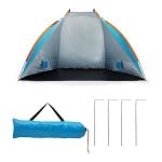 Плажна палатка - NILS Camp Pop UP beach tent - NC8030 палатка за плаж плажна палатка с UV защита сгъваема палатка за плаж къмпинг палатка за плаж палатка против вятър за плаж цена цени