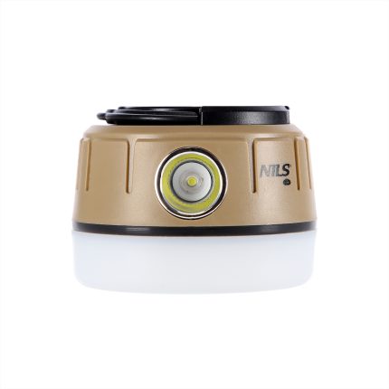 Презаредима LED 2в1 лампа и фенер - NILS Camp rechargeable waterproof LED lamp and flashlight - 500 лумена - NC0005 презаредима лампа и фенер къмпинг лампа 500 лумена водоустойчива лампа за палатка LED фенер за къмпинг компактна къмпинг лампа 2в1 с фенер зареждане на телефон цена цени