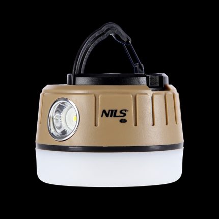 Презаредима LED 2в1 лампа и фенер - NILS Camp rechargeable waterproof LED lamp and flashlight - 500 лумена - NC0005 презаредима лампа и фенер къмпинг лампа 500 лумена водоустойчива лампа за палатка LED фенер за къмпинг компактна къмпинг лампа 2в1 с фенер зареждане на телефон цена цени