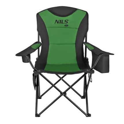 Сгъваем стол за къмпинг - NILS Camp folding camping chair - NC3301 сгъваем стол за къмпинг къмпинг стол с масичка и поставка за чаша лек сгъваем стол за риболов стол за пикник сгъваем къмпинг стол джоб с термо чанта термочанта