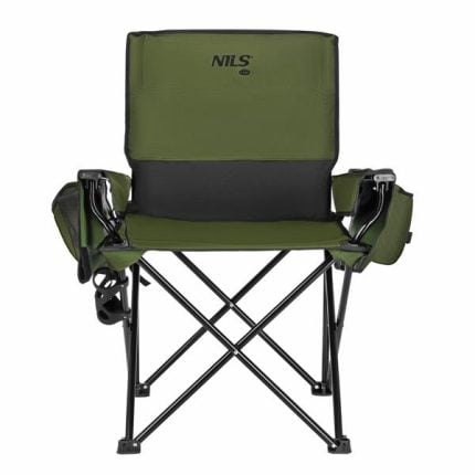 Сгъваем стол за къмпинг - NILS Camp folding camping chair - NC3703 сгъваем стол за къмпинг къмпинг стол с масичка и поставка за чаша лек сгъваем стол за риболов стол за пикник сгъваем къмпинг стол джоб с термо чанта термочанта цена цени