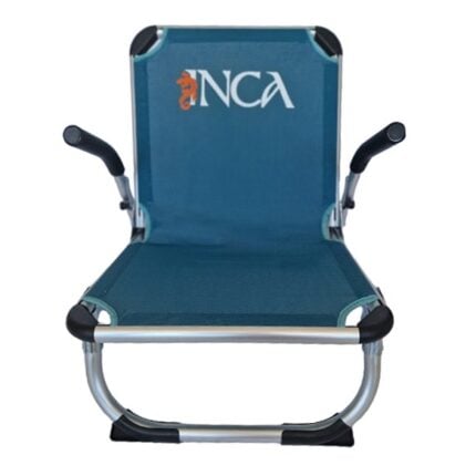 Сгъваем стол за плаж - Inca Textilene 2x1 folding aluminum beach chair сгъваем стол за плаж алуминиев къмпинг стол лек стол за плаж стол за къмпинг стол за риболов и пикник плажен стол textilene 2x1 цена цени