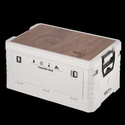 Сгъваема 2в1 кутия за съхранение и масичка за къмпинг - NILS Camp camping 2in1 folding storage box and table - NCB4002 сгъваема кутия за къмпинг къмпинг органайзер 2в1 кутия и маса масичка кутия за съхранение за багажник компактна къмпинг маса сгъваема кутия масичка цена цени