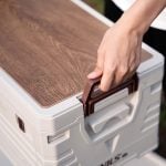 Сгъваема 2в1 кутия за съхранение и масичка за къмпинг - NILS Camp camping 2in1 folding storage box and table - NCB4002 сгъваема кутия за къмпинг къмпинг органайзер 2в1 кутия и маса масичка кутия за съхранение за багажник компактна къмпинг маса сгъваема кутия масичка цена цени