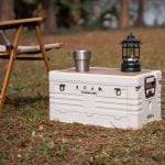 Сгъваема 2в1 кутия за съхранение и масичка за къмпинг - NILS Camp camping 2in1 folding storage box and table - NCB4002 сгъваема кутия за къмпинг къмпинг органайзер 2в1 кутия и маса масичка кутия за съхранение за багажник компактна къмпинг маса сгъваема кутия масичка цена цени