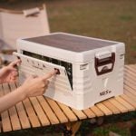 Сгъваема 2в1 кутия за съхранение и масичка за къмпинг - NILS Camp camping 2in1 folding storage box and table - NCB4002 сгъваема кутия за къмпинг къмпинг органайзер 2в1 кутия и маса масичка кутия за съхранение за багажник компактна къмпинг маса сгъваема кутия масичка цена цени