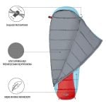 Спален чувал - NILS Camp sleeping bag - NC2012 спален чувал за къмпинг зимен спален чувал спален чувал до 0 градуса трисезонен спален чувал къмпинг спален чувал