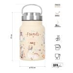 Термо бутилка - NILS Camp steel thermo water bottle - NC3806 термо бутилка бутилка неръждаема стомана термос бутилка за топло и студено бутилка за къмпинг термо бутилка за вода 24 часа студено