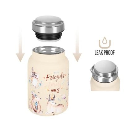 Термо бутилка - NILS Camp steel thermo water bottle - NC3806 термо бутилка бутилка неръждаема стомана термос бутилка за топло и студено бутилка за къмпинг термо бутилка за вода 24 часа студено