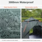 Автоматична pop-up палатка за къмпинг 2 човека Amflip - водоустойчива 3000мм, бърз монтаж водоустойчива палатка палатка за планина палатка лека компактна палатка за туризъм малка палатка за раница цена цени pop up палатка за къмпинг за 2ма души лесен монтаж и разпъване