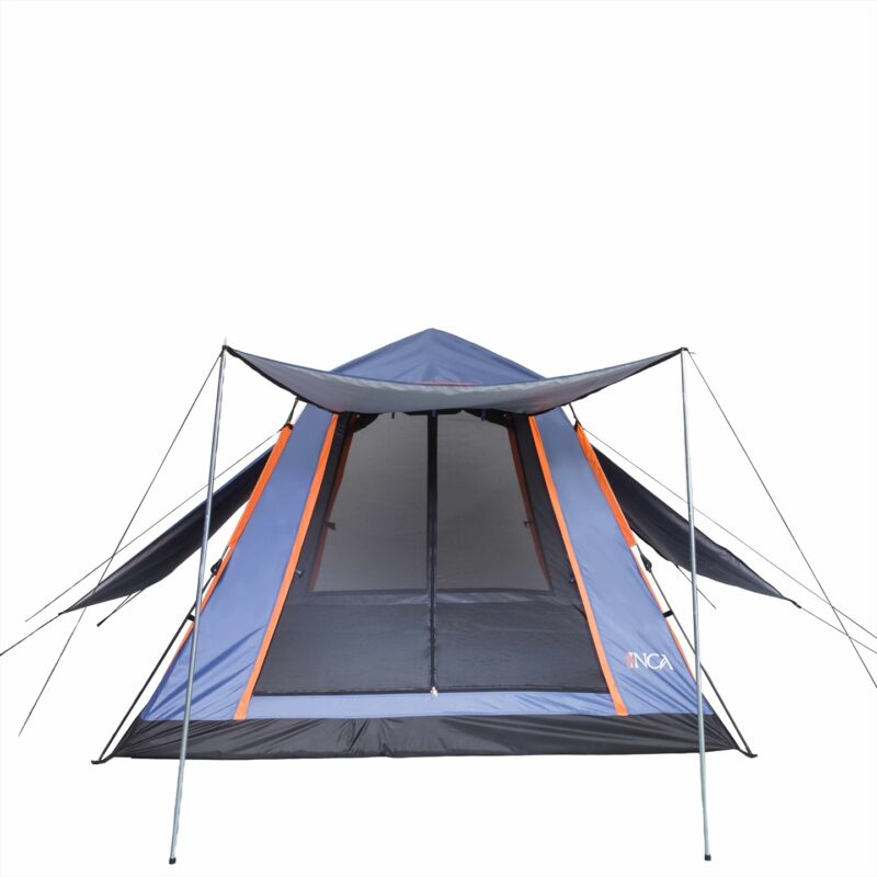 Палатка за къмпинг - Inca Airnest 4 person Pop Up camping tent with Oxford fabric къмпинг палатка палатка за 4 човека водоустойчива къмпинг палатка с комарник палатка за планина палатка 1500mm водоустойчива палатка за 4ма 5ма души семейна палатка цена цени саморазгъваща се
