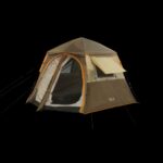Палатка за къмпинг - Inca Cabana 4 person Pop Up camping tent къмпинг палатка палатка за 4 човека водоустойчива къмпинг палатка с комарник палатка за планина палатка 1500mm водоустойчива палатка за 4ма души семейна палатка цена цени саморазгъваща се