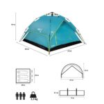 Палатка за къмпинг - NILS Camp 3 person camping shadow tent - NC7819 палатка палатка за 3 човека водоустойчива къмпинг палатка с комарник палатка за планина палатка 2500mm водоустойчива палатка за 3ма души семейна палатка цена цени палатка със сенник