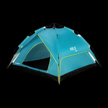 Палатка за къмпинг - NILS Camp 3 person camping shadow tent - NC7819 палатка палатка за 3 човека водоустойчива къмпинг палатка с комарник палатка за планина палатка 2500mm водоустойчива палатка за 3ма души семейна палатка цена цени палатка със сенник