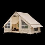 Надуваема палатка за къмпинг 4-6 човека DanCoom - водоустойчива 3000 мм., UV защита и с лесен монтаж бързо сглобяване, водоустойчива DanCoom надуваема палатка палатка без сглобяване глемпинг палатка лесна палатка за къмпинг с включена помпа голяма надуваема палатка семейна палатка бърз монтаж лукзосна палатка за глемпинг къмпинг цена цени