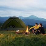 Палатка за къмпинг за 1 човек Night Cat – лека, водоустойчива 3000мм, лесен монтаж ултралека палатка водоустойчива палатка палатка за планина палатка лека компактна палатка за туризъм малка палатка за раница цена цени