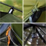 Палатка за къмпинг за 1 човек Night Cat – лека, водоустойчива 3000мм, лесен монтаж ултралека палатка водоустойчива палатка палатка за планина палатка лека компактна палатка за туризъм малка палатка за раница цена цени