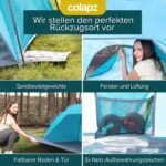 Плажна палатка Pop Up UV50+ - сенник за плаж с бърз монтаж, защита от слънце и вятър, лека и компактна за 2-3 човека плажна палатка със защита от слънце pop up плажна палатка сенник за плаж uv50 плажно укритие за вятър плажна шатра лесен монтаж палатка за плаж 2-3 човека къмпинг сенник за плаж цена цени