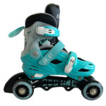 Регулируеми ролери и кънки 4в1 - Размер 31-42 - G&C BW125 adjustable roller-inline skates 4in1 blue ролери 4 в 1 регулируеми ролери за деца ролер и и кънки комплект Inline ролери Inline skates детски ролери регулируеми кънки за лед кънки за хокей четириколесни ролкови кънки ролери размер 31-42 цена цени