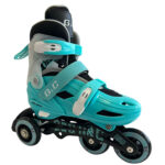 Регулируеми ролери и кънки 4в1 - Размер 31-42 - G&C BW125 adjustable roller-inline skates 4in1 blue ролери 4 в 1 регулируеми ролери за деца ролер и и кънки комплект Inline ролери Inline skates детски ролери регулируеми кънки за лед кънки за хокей четириколесни ролкови кънки ролери размер 31-42 цена цени