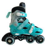 Регулируеми ролери и кънки 4в1 - Размер 31-42 - G&C BW125 adjustable roller-inline skates 4in1 blue ролери 4 в 1 регулируеми ролери за деца ролер и и кънки комплект Inline ролери Inline skates детски ролери регулируеми кънки за лед кънки за хокей четириколесни ролкови кънки ролери размер 31-42 цена цени