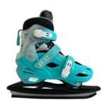 Регулируеми ролери и кънки 4в1 - Размер 31-42 - G&C BW125 adjustable roller-inline skates 4in1 blue ролери 4 в 1 регулируеми ролери за деца ролер и и кънки комплект Inline ролери Inline skates детски ролери регулируеми кънки за лед кънки за хокей четириколесни ролкови кънки ролери размер 31-42 цена цени