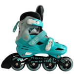 Регулируеми ролери и кънки 4в1 - Размер 31-42 - G&C BW125 adjustable roller-inline skates 4in1 blue ролери 4 в 1 регулируеми ролери за деца ролер и и кънки комплект Inline ролери Inline skates детски ролери регулируеми кънки за лед кънки за хокей четириколесни ролкови кънки ролери размер 31-42 цена цени