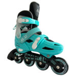 Регулируеми ролери и кънки 4в1 - Размер 31-42 - G&C BW125 adjustable roller-inline skates 4in1 blue ролери 4 в 1 регулируеми ролери за деца ролер и и кънки комплект Inline ролери Inline skates детски ролери регулируеми кънки за лед кънки за хокей четириколесни ролкови кънки ролери размер 31-42 цена цени