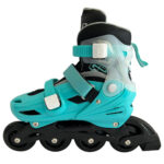 Регулируеми ролери и кънки 4в1 - Размер 31-42 - G&C BW125 adjustable roller-inline skates 4in1 blue ролери 4 в 1 регулируеми ролери за деца ролер и и кънки комплект Inline ролери Inline skates детски ролери регулируеми кънки за лед кънки за хокей четириколесни ролкови кънки ролери размер 31-42 цена цени