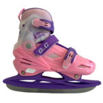 Регулируеми ролери и кънки 4в1 - Размер 31-42 - G&C BW125 adjustable roller-inline skates 4in1 pink ролери 4 в 1 регулируеми ролери за деца ролер и и кънки комплект Inline ролери Inline skates детски ролери регулируеми кънки за лед кънки за хокей четириколесни ролкови кънки ролери размер 31-42 цена цени