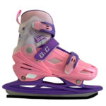 Регулируеми ролери и кънки 4в1 - Размер 31-42 - G&C BW125 adjustable roller-inline skates 4in1 pink ролери 4 в 1 регулируеми ролери за деца ролер и и кънки комплект Inline ролери Inline skates детски ролери регулируеми кънки за лед кънки за хокей четириколесни ролкови кънки ролери размер 31-42 цена цени