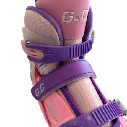 Регулируеми ролери и кънки 4в1 - Размер 31-42 - G&C BW125 adjustable roller-inline skates 4in1 pink ролери 4 в 1 регулируеми ролери за деца ролер и и кънки комплект Inline ролери Inline skates детски ролери регулируеми кънки за лед кънки за хокей четириколесни ролкови кънки ролери размер 31-42 цена цени