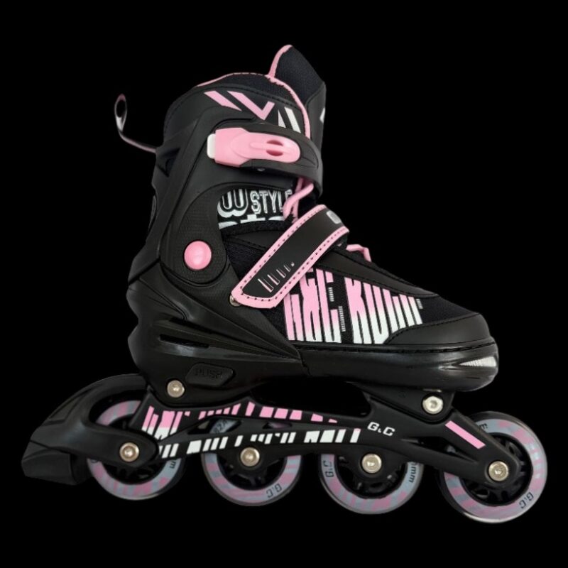 Регулируеми ролери - Размер 31-42 - G&C BW166 adjustable inline skates pink регулируеми ролери за деца Inline ролери регулируем размер цени цена