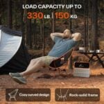 Сгъваем къмпинг стол sportneer до 150 кг - ултралек, компактен, алуминиев с чанта за пренасяне къмпинг стол сгъваем лек къмпинг стол туристически стол за къмпинг сгъваем стол за пикник преносим стол за къмпинг алуминиев къмпинг стол компактен къмпинг стол къмпинг стол до 150 кг цена цени