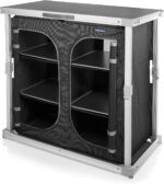 Сгъваем къмпинг шкаф кухня Campart - Преносим шкаф с рафтове, алуминиева конструкция, идеален за къмпинг, каравана и палатка къмпинг шкаф с рафтове преносима къмпинг кухня шкаф шкаф за къмпинг оборудване сгъваем шкаф за палатка шкаф за каравана и кемпер цена цени