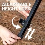 Сгъваема къмпинг маса Timber Ridge 108x71 см. - алуминиева, регулируема височина, преносима с чанта къмпинг маса сгъваема алуминиева маса за къмпинг сгъваема маса за пикник преносима маса за къмпинг регулируема къмпинг маса маса за къмпинг лека къмпинг маса с чанта маса за къмпинг и градина цена цени