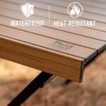 Сгъваема къмпинг маса Timber Ridge 108x71 см. - алуминиева, регулируема височина, преносима с чанта къмпинг маса сгъваема алуминиева маса за къмпинг сгъваема маса за пикник преносима маса за къмпинг регулируема къмпинг маса маса за къмпинг лека къмпинг маса с чанта маса за къмпинг и градина цена цени