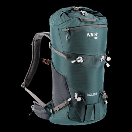 Туристическа раница за планина и къмпинг - NILS Camp mountaineering backpack - 40 литра - NC1938 Kjolen раница за планина с вентилация къмпинг раница 40 литра раница с дъждобран раница за преходи цена цени