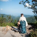 Туристическа раница за планина и къмпинг - NILS Camp mountaineering backpack - 40 литра - NC1938 Kjolen раница за планина с вентилация къмпинг раница 40 литра раница с дъждобран раница за преходи