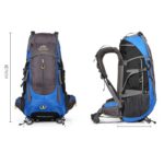 Туристическа раница за планина и къмпинг - Soldier Blade mountaineering backpack - 70 литра раница за планина с вентилация къмпинг раница 70 литра раница с дъждобран раница за преходи цена цени водоустойчива раница